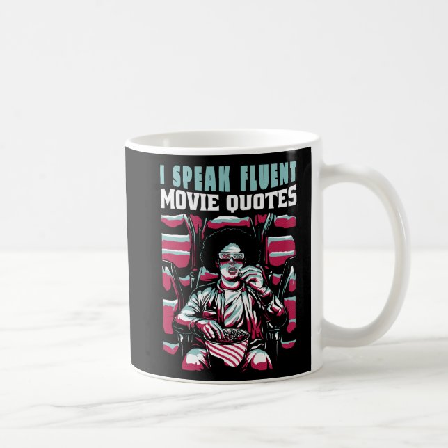 Taza De Café Hablo citas de películas fluidas (Derecha)