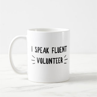 Taza De Café Hablo con fluidez tazo voluntario