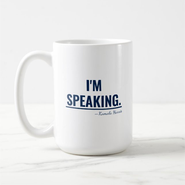 Taza De Café Hablo Kamala Harris Vicepresidente 2020 (Izquierda)
