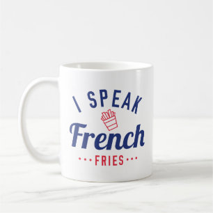 Taza De Café Hablo Papas Fritas Francesas
