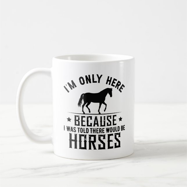 Taza De Café Habría Caballos (Izquierda)