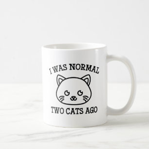 Taza De Café Hace Dos Gatos Era Normal