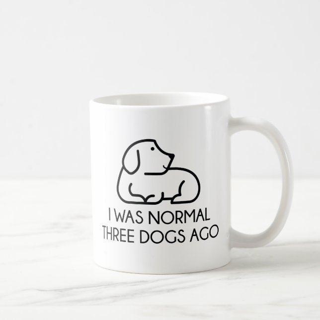 Taza De Café Hace tres perros era normal (Derecha)