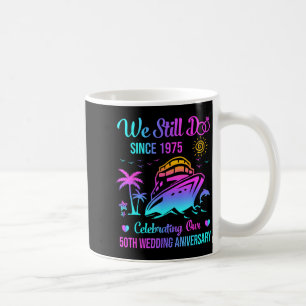 Taza De Café Hacer 50 aniversario de boda 50 años casados cruis