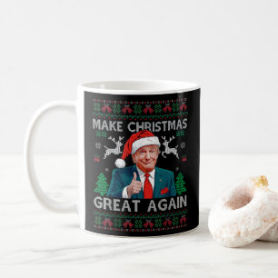 Taza De Café Hacer a los Navidades geniales de nuevo divertidos