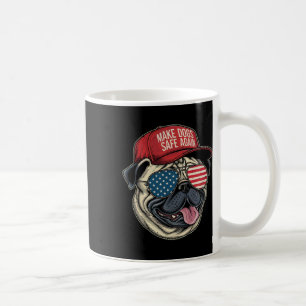 Taza De Café Hacer al perro seguro de nuevo sombrero rojo debat