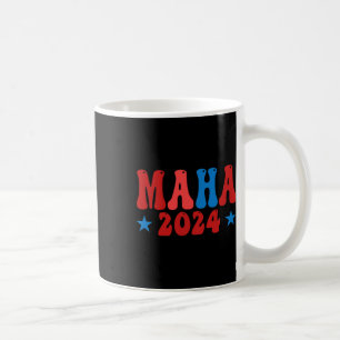Taza De Café Hacer América Saludable Maha Pro-trump 2024 Conser
