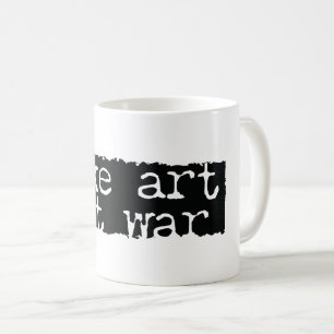 Taza De Café Hacer arte, no guerra