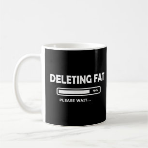 Taza De Café Hacer ejercicio eliminando grasa, espere 1