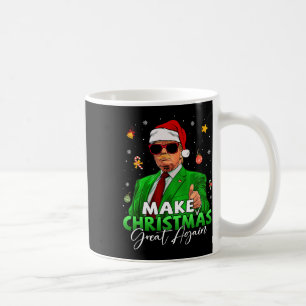 Taza De Café Hacer grandes Navidades a Santa Trump de nuevo