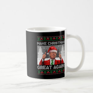 Taza De Café Hacer grandes Navidades de nuevo graciosos a Trump