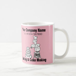 Taza De Café Hacer hornear y hacer pasteles Personalizado Mug