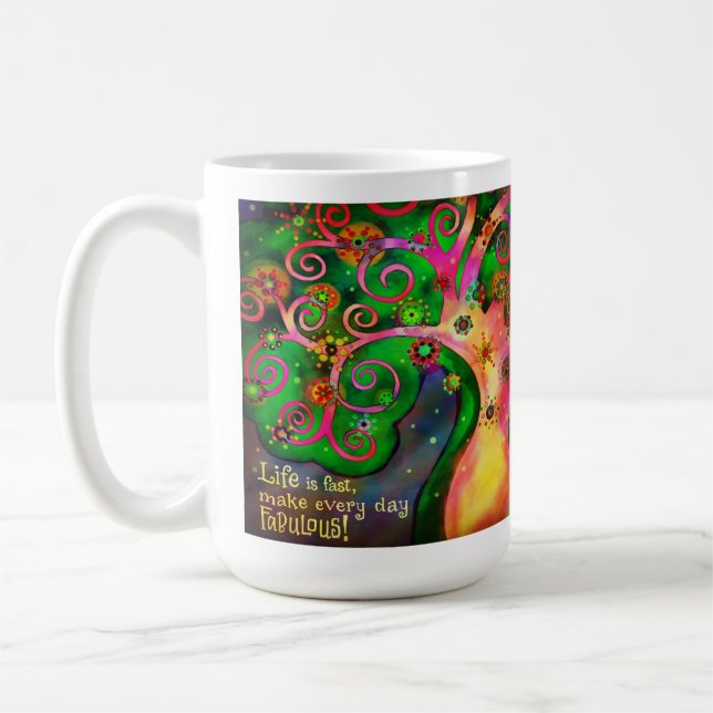 Taza De Café Hacer la vida fabulosa (Izquierda)