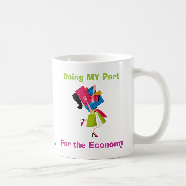 Taza De Café Hacer MI pieza para la economía (Derecha)