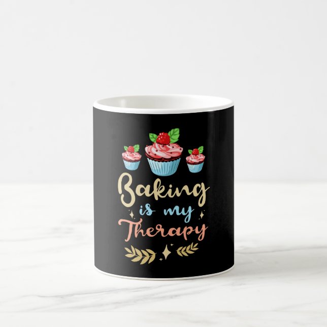 Taza De Café Hacer pan es mi terapia (Centro)