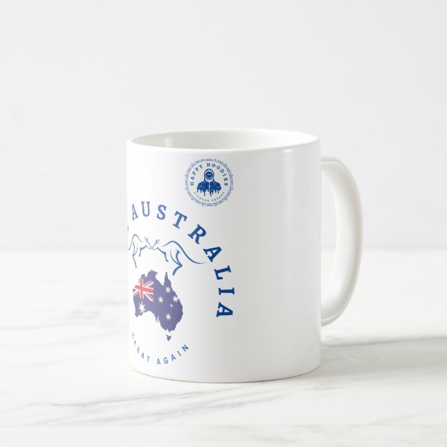 Taza De Café Hacer que Australia vuelva a ser grande (Anverso derecho)