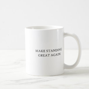Taza De Café Hacer que De pie de nuevo sea himno nacional Respe