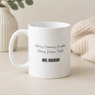 Taza De Café Hacer que el aprendizaje sea accesible, hacer que 