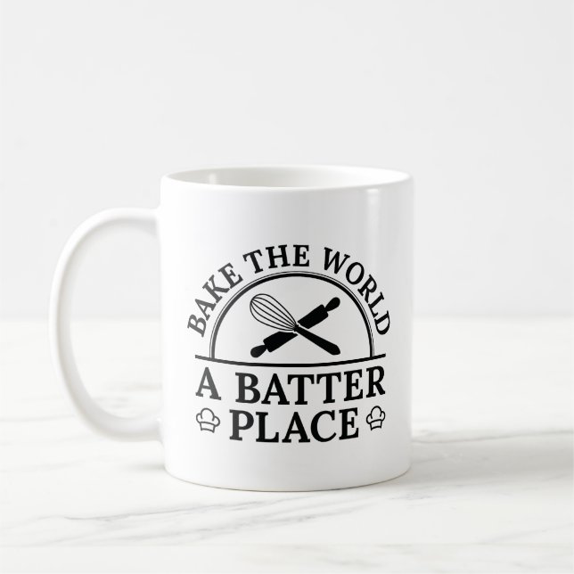 Taza De Café Hacer Que El Mundo Sea Un Lugar De Batalla (Izquierda)