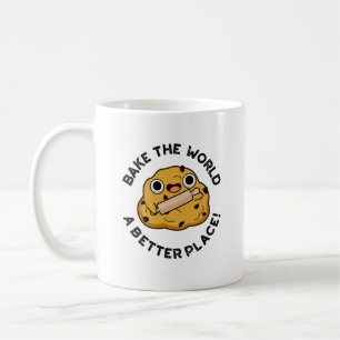 Taza De Café Hacer Que El Mundo Sea Un Mejor Lugar Positivo Par