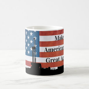 Taza De Café Hacer que el petróleo estadounidense vuelva a ser