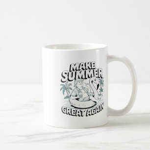 Taza De Café Hacer que el verano vuelva a ser divertido el flot