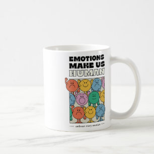 Taza De Café Hacer Que La Salud Mental Retro Humana Sea Positiv