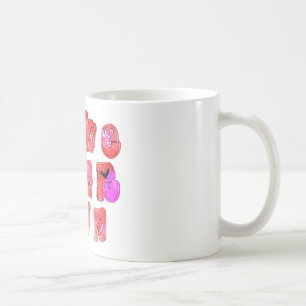 Taza De Café Hacer que sus propios corazones Art Print Design