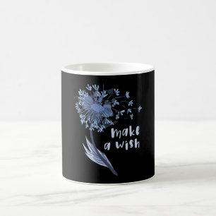 Taza De Café Hacer un deseo Dandelion Flower