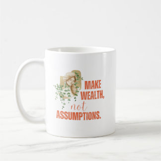 Taza De Café Hacer una cita motivacional de riqueza regalo esté