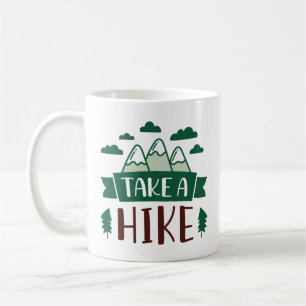 Taza De Café Hacer Una Senderismo
