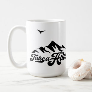 Taza De Café Hacer Una Senderismo