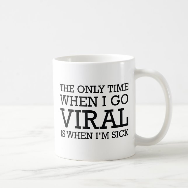 Taza De Café Hacerse Viral (Derecha)