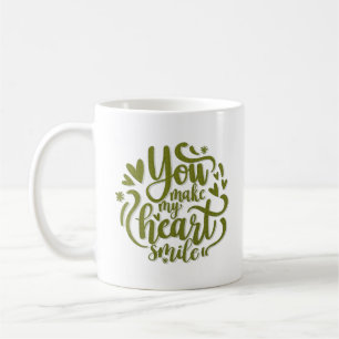 TAZA DE CAFÉ HACES SONREAR MI CORAZÓN