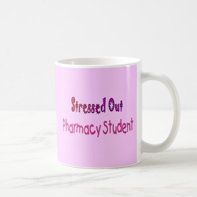 Taza De Café Hacia fuera subrayado estudiante de la farmacia (Derecha)