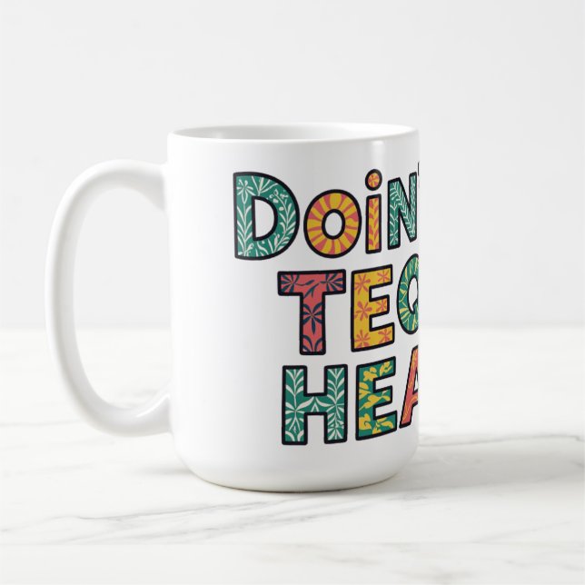 Taza De Café Haciendo Cura de Tequila (Izquierda)