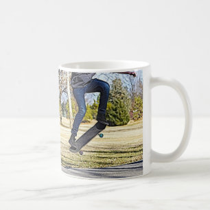 Taza De Café Haciendo El Café Painterly De Ollie Mug