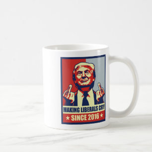 Taza De Café Haciendo llorar a los liberales a favor del presid