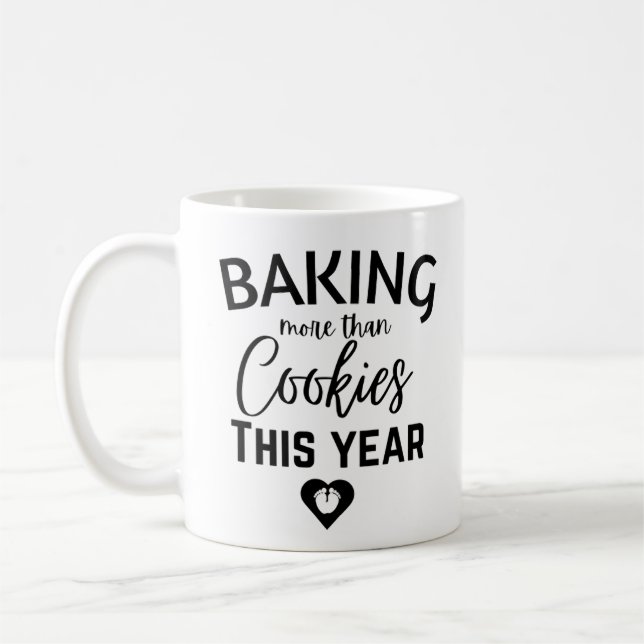Taza De Café Haciendo Más Que Cookies Este Año (Izquierda)