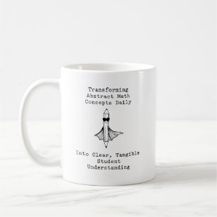 Taza De Café Haciendo que las Matemáticas Abstractas Sean Clara