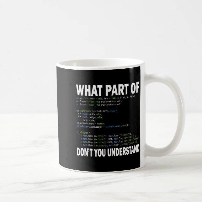Taza De Café Hacker Computer Programmer Apparel Coding What Par (Derecha)