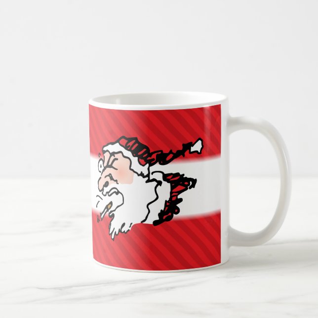 Taza De Café Hackin Santa Funny Personalizado (Derecha)