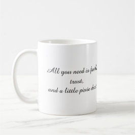 Taza De Café Hada chica Con Alas Amarillas Café Mug