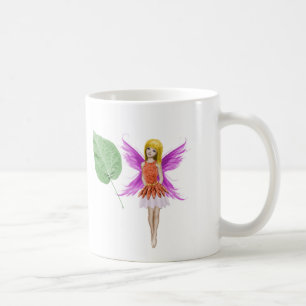 Taza De Café Hada de árbol catalán con hoja