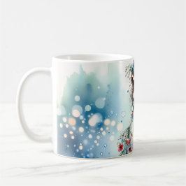 Taza De Café Hada de la Flor Etérea en un Paisaje de Ensueño en