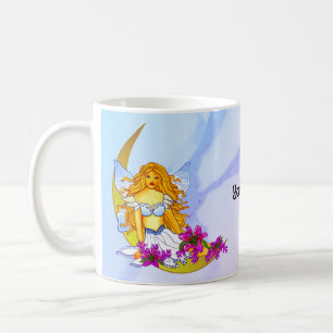 Taza De Café Hada de sueño de luna nocturna
