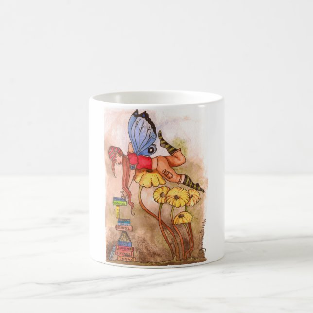 Taza De Café Hada del libro (Centro)