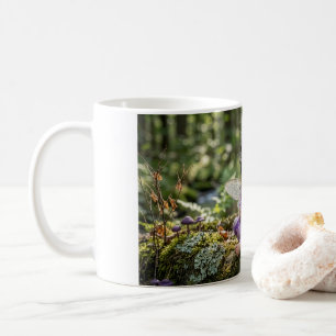Taza De Café Hada en el Púrpura