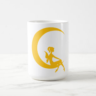 Taza De Café Hada en la luna
