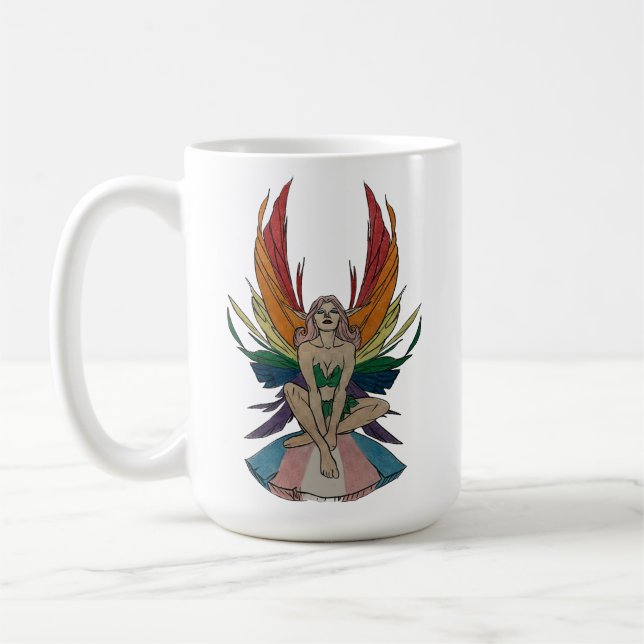 Taza De Café Hada Transgénero (Izquierda)